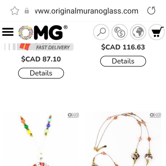 Murano Glass Necklace - Picture 7 of 7